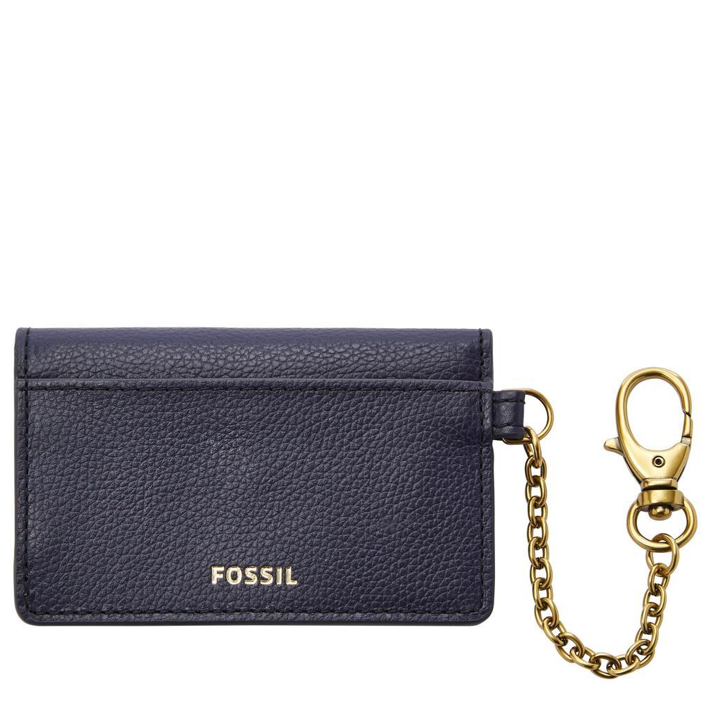 商品Fossil|Fossil Women's Adelyn Leather Flap Card Case,价格¥128,第5张图片详细描述