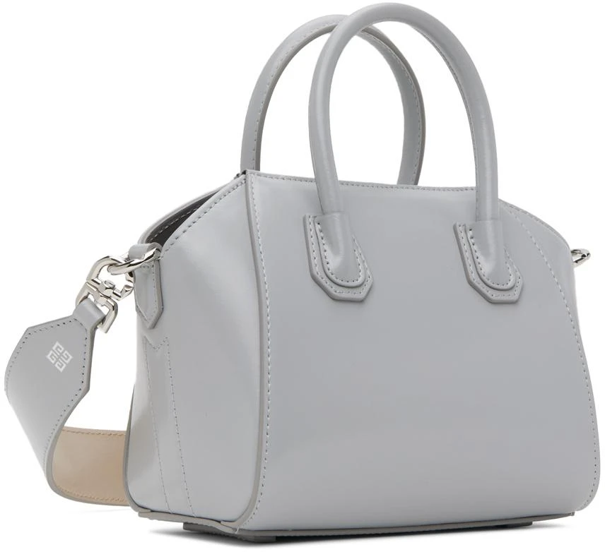 商品Givenchy|Gray Mini Antigona Toy Bag,价格¥12788,第3张图片详细描述