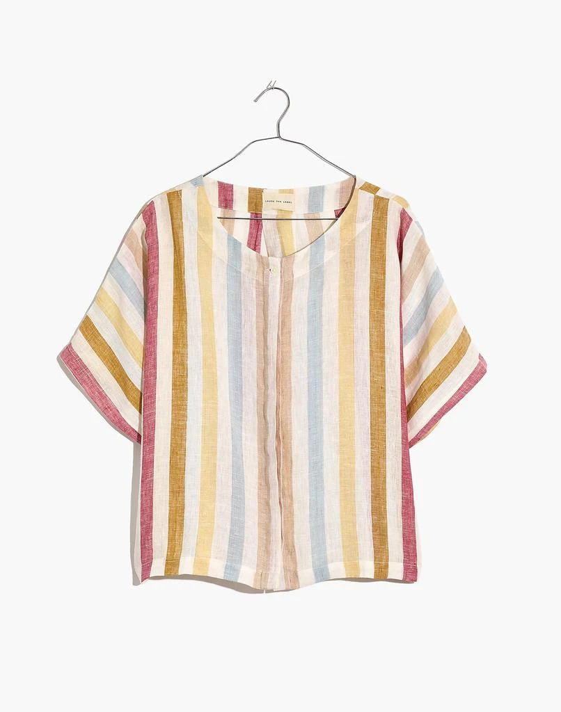 商品Madewell|Madewell x LAUDE the Label Bo Button-Down Shirt in Painter Stripe,价格¥551,第4张图片详细描述