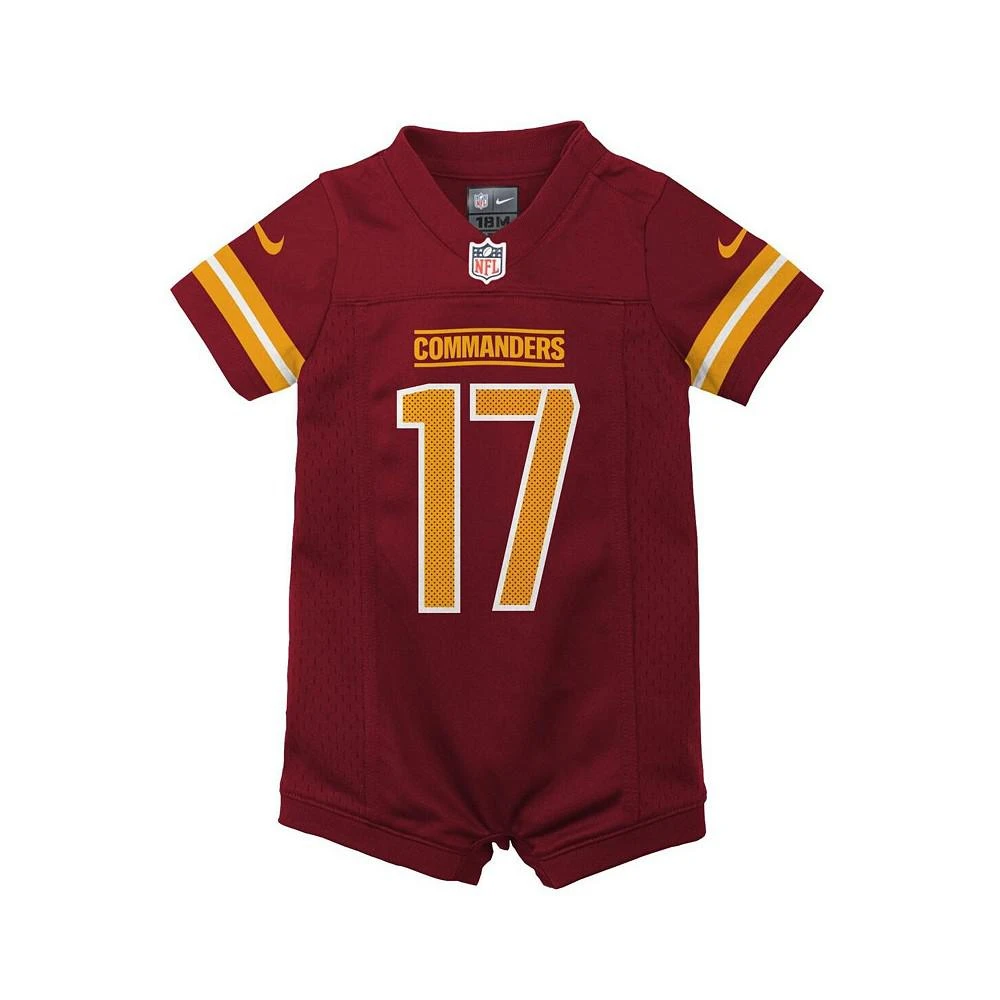 商品NIKE|Newborn and Infant Boys and Girls Terry McLaurin Burgundy Washington Commanders Game Romper Jersey,价格¥298,第2张图片详细描述