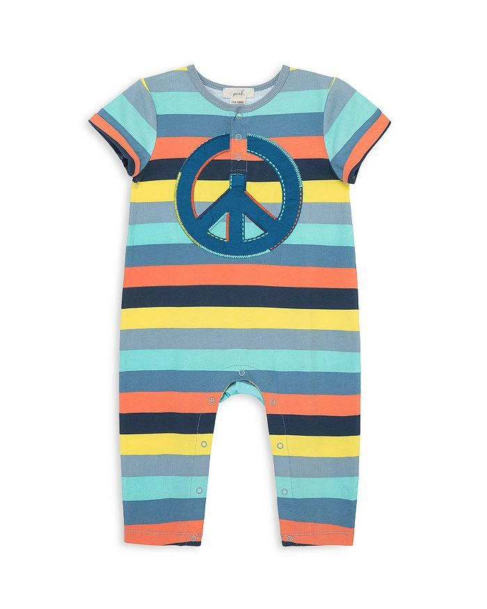 商品PEEK|Boys' Multi Stripe Peace Coverall - Baby,价格¥262,第1张图片详细描述