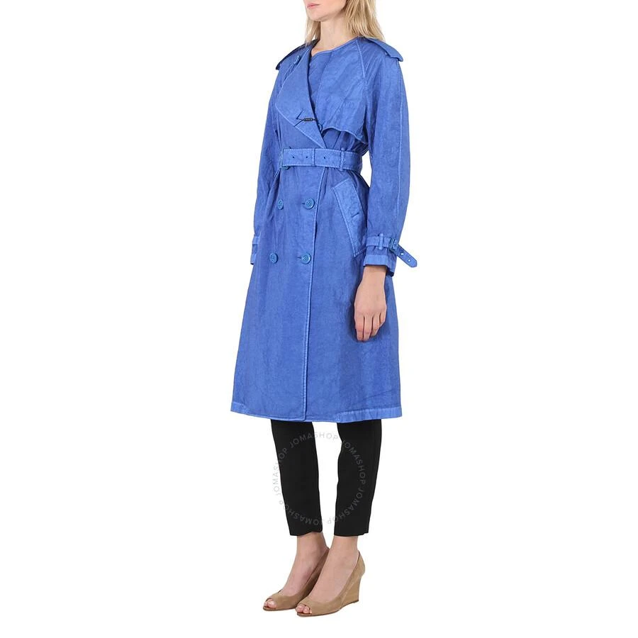 商品Burberry|Ladies Warm Royal Blue Collarless Double Breasted Trench Coat,价格¥3644,第2张图片详细描述