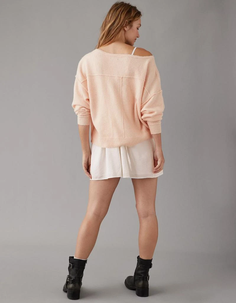 商品AE|AE Whoa So Soft Ballet-Neck Sweater,价格¥337,第2张图片详细描述