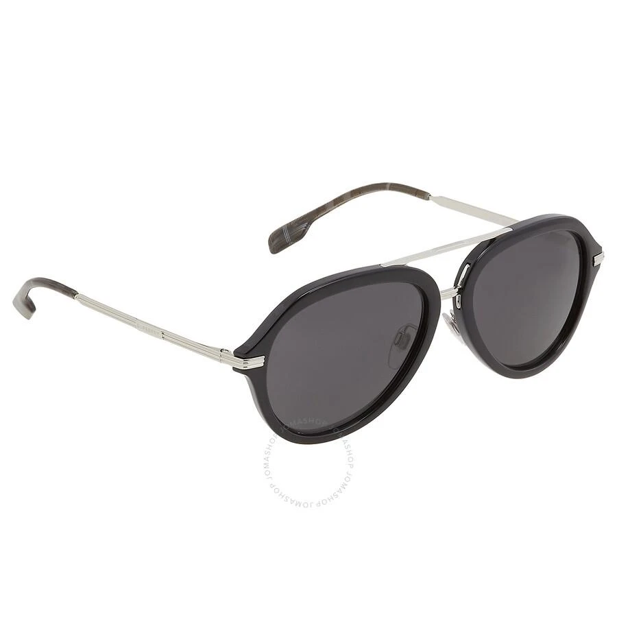 商品Burberry|Jude Dark Gray Pilot Men's Sunglasses BE4377 300187 58,价格¥816,第3张图片详细描述