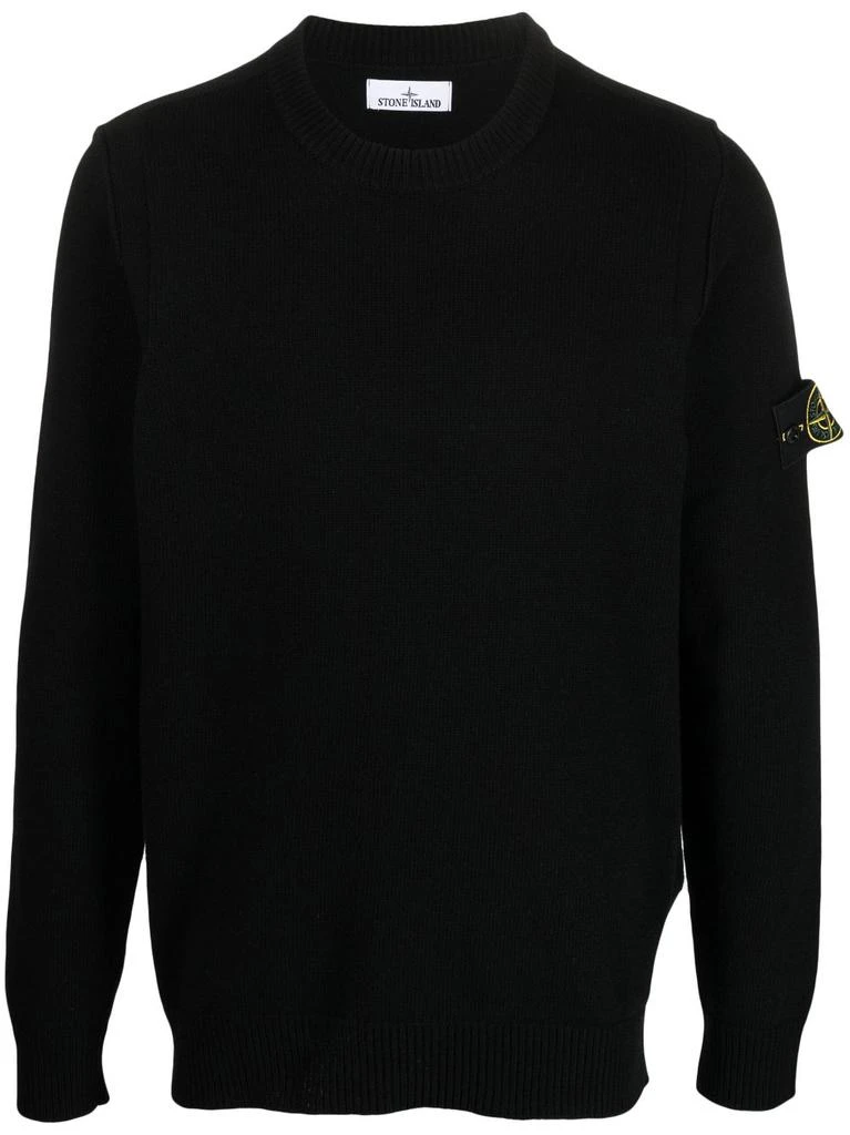 商品Stone Island|STONE ISLAND - Logo Wool Pullover,价格¥2345,第1张图片