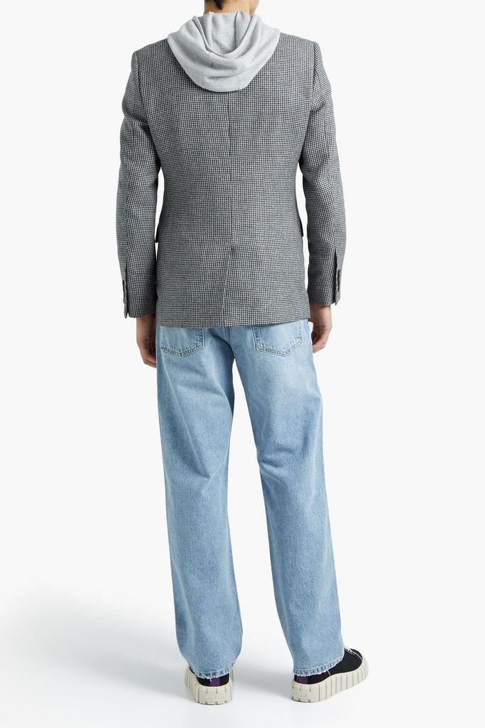 商品Sandro|Houndstooth wool-blend blazer,价格¥2305,第5张图片详细描述