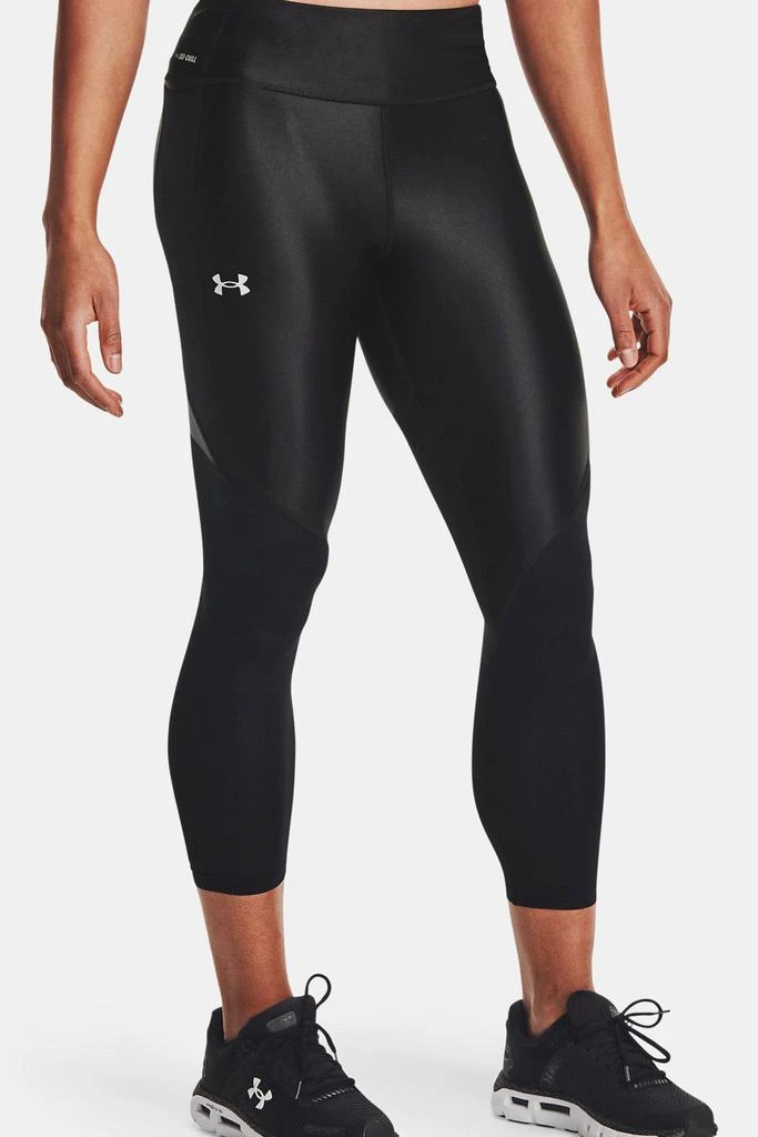 商品Under Armour|Iso-Chill Run 7/8 Tights - Black/Reflective,价格¥315,第1张图片