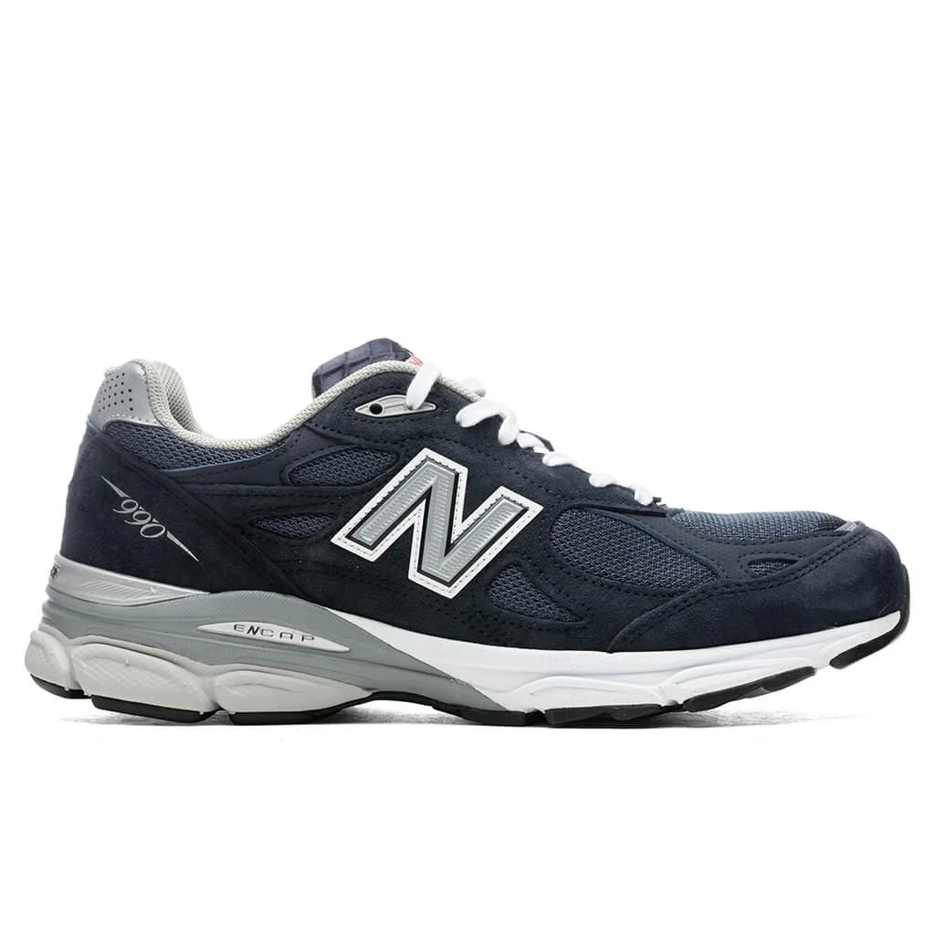 商品New Balance|990v3 - Navy/White,价格¥1055,第1张图片