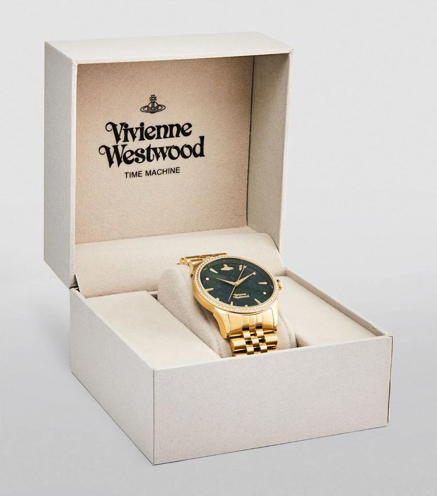 商品Vivienne Westwood|Stainless Steel The Wallace Quartz Watch (37mm),价格¥2872,第5张图片详细描述