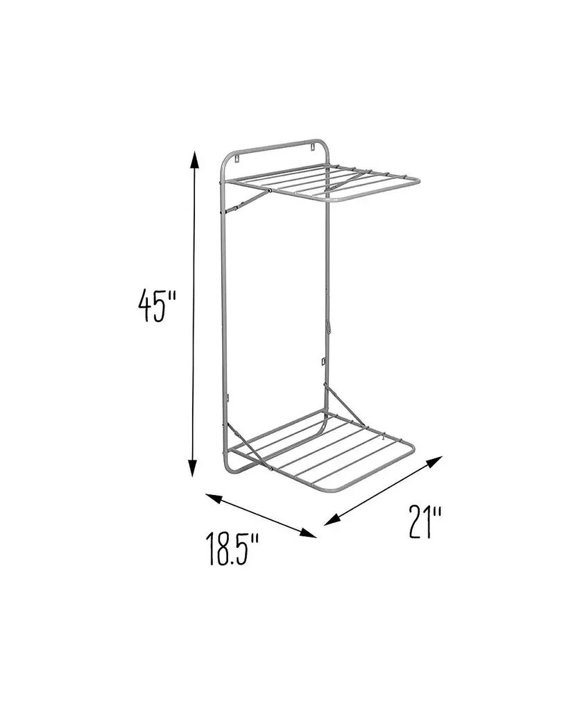 Over The Door Two Tier Retractable Drying Rack For Clothing 商品