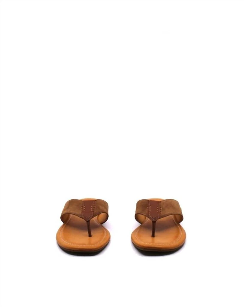 商品UGG|Carey Flip Flop Sandal In Chestnut,价格¥486,第3张图片详细描述