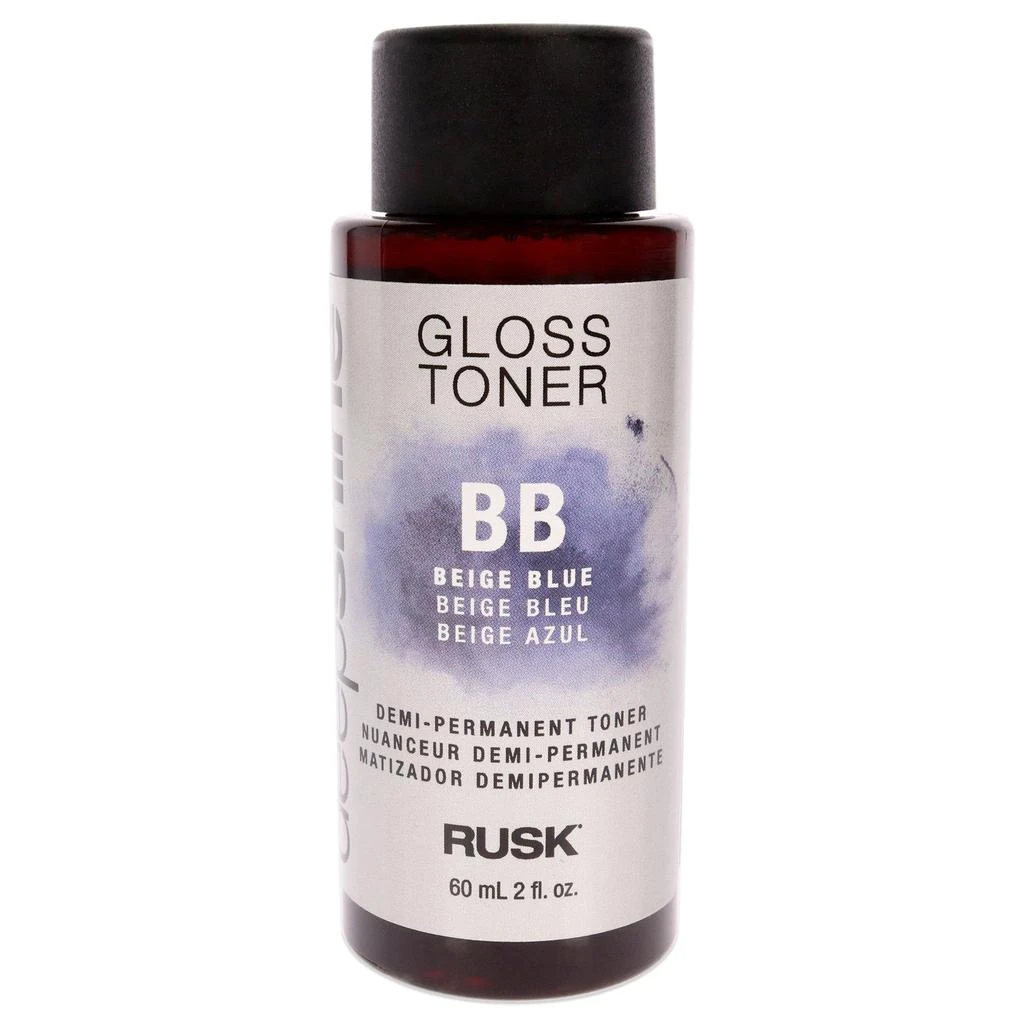 商品Rusk|Deepshine Gloss Demi-Permanent Toner - BB Beige Blue by Rusk for Unisex - 2 oz Hair Color,价格¥117,第1张图片