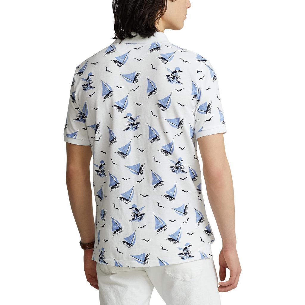 商品Ralph Lauren|Printed Short Sleeve Polo Shirt,价格¥736,第4张图片详细描述