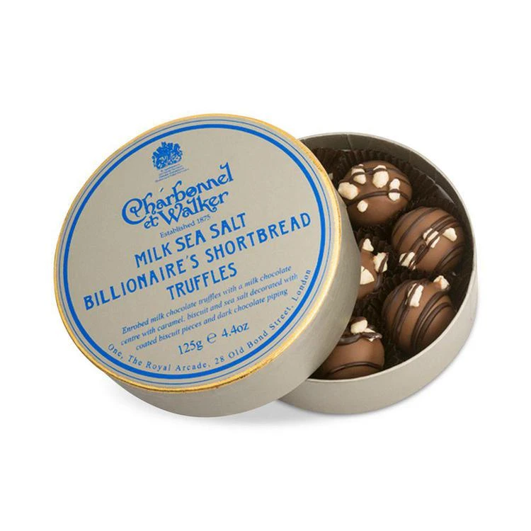商品Charbonnel et Walker|Milk Sea Salt Billionaire's Shortbread Truffles,价格¥256,第1张图片