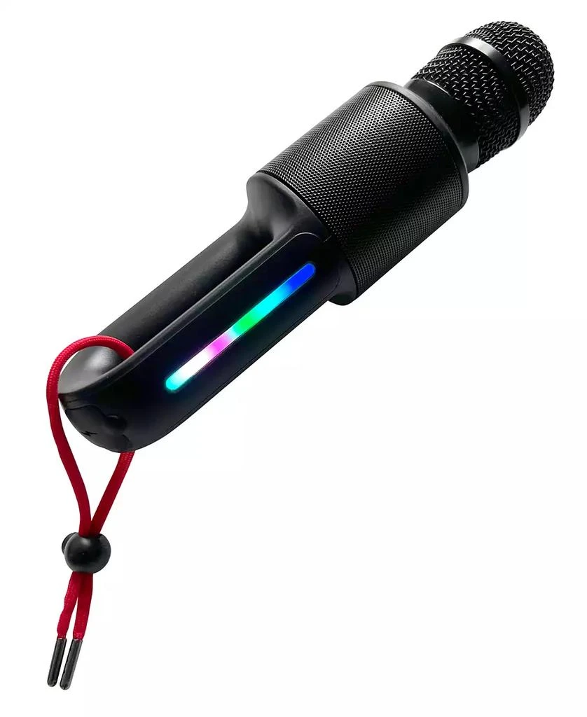 商品Singing Machine|Portable, Handheld Bluetooth Karaoke Microphone and Speaker with Synchronized Lights and 22 Professional Vocal Effects,价格¥300,第3张图片详细描述