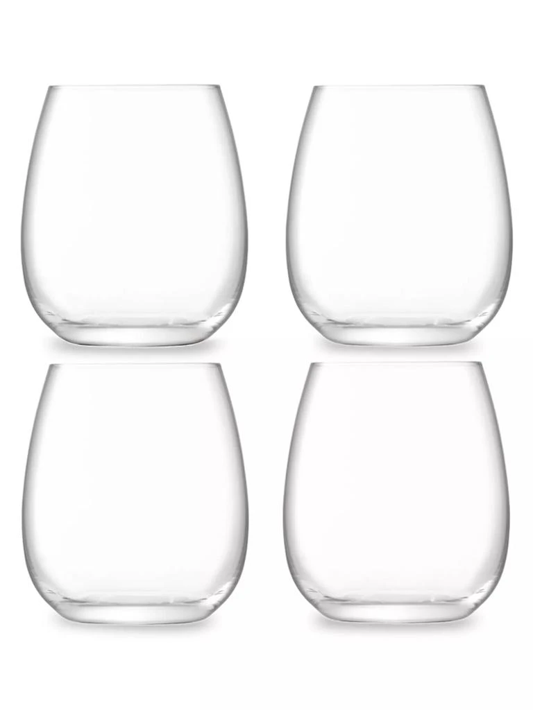 商品LSA|Borough 4-Piece Stemless Glass Set,价格¥314,第1张图片