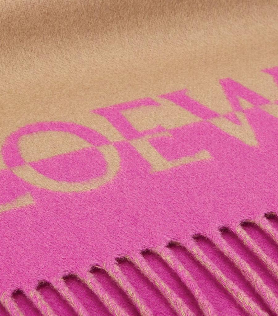 商品Loewe|Wool-Cashmere Bicolour Scarf,价格¥2189,第6张图片详细描述
