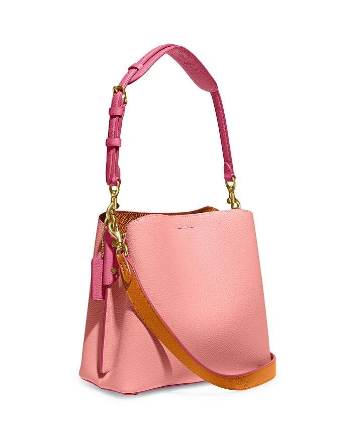 COACH Willow Large Color Block Leather Bucket Bag 3