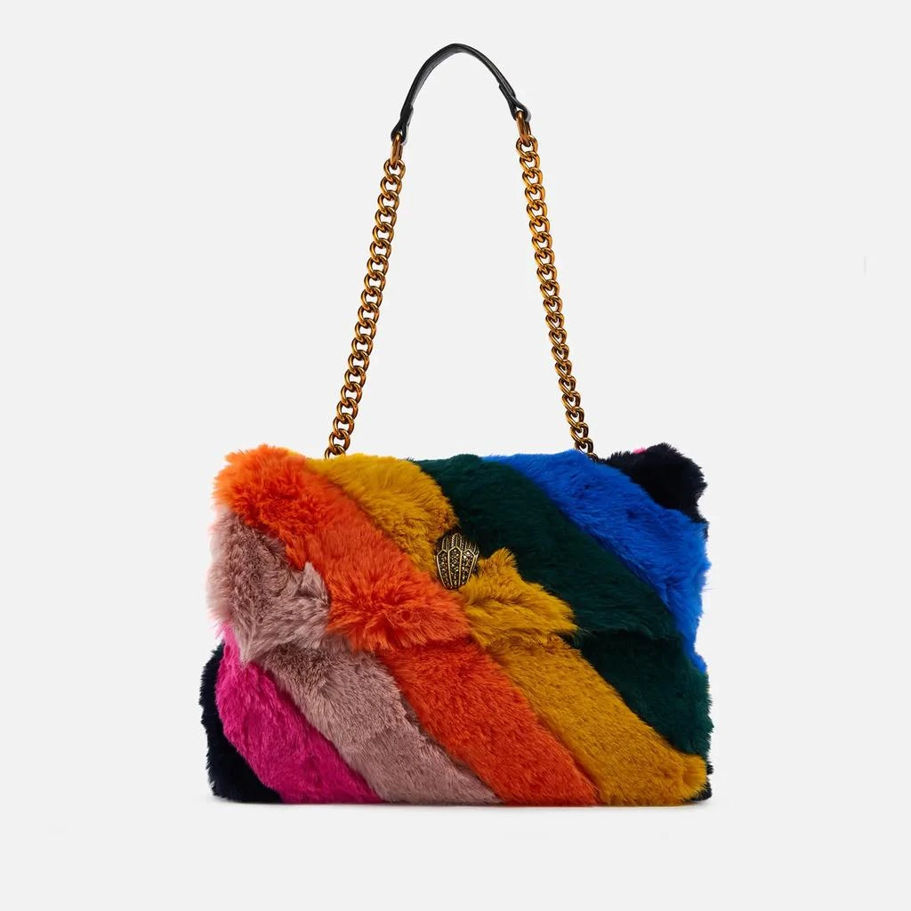 商品Kurt Geiger|Kurt Geiger London Large Kensington Faux Fur Bag,价格¥1660,第1张图片