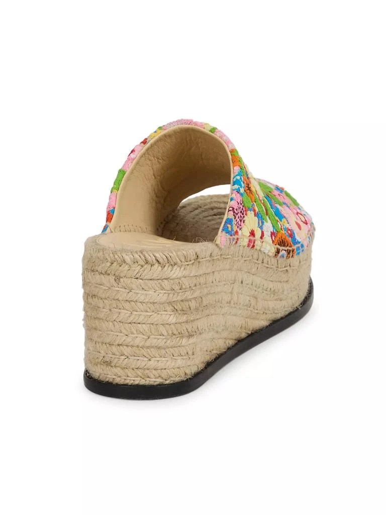 商品Loewe|LOEWE x Paula's Ibiza Floral-Embroidered Canvas Espadrille Sandals,价格¥8997,第3张图片详细描述