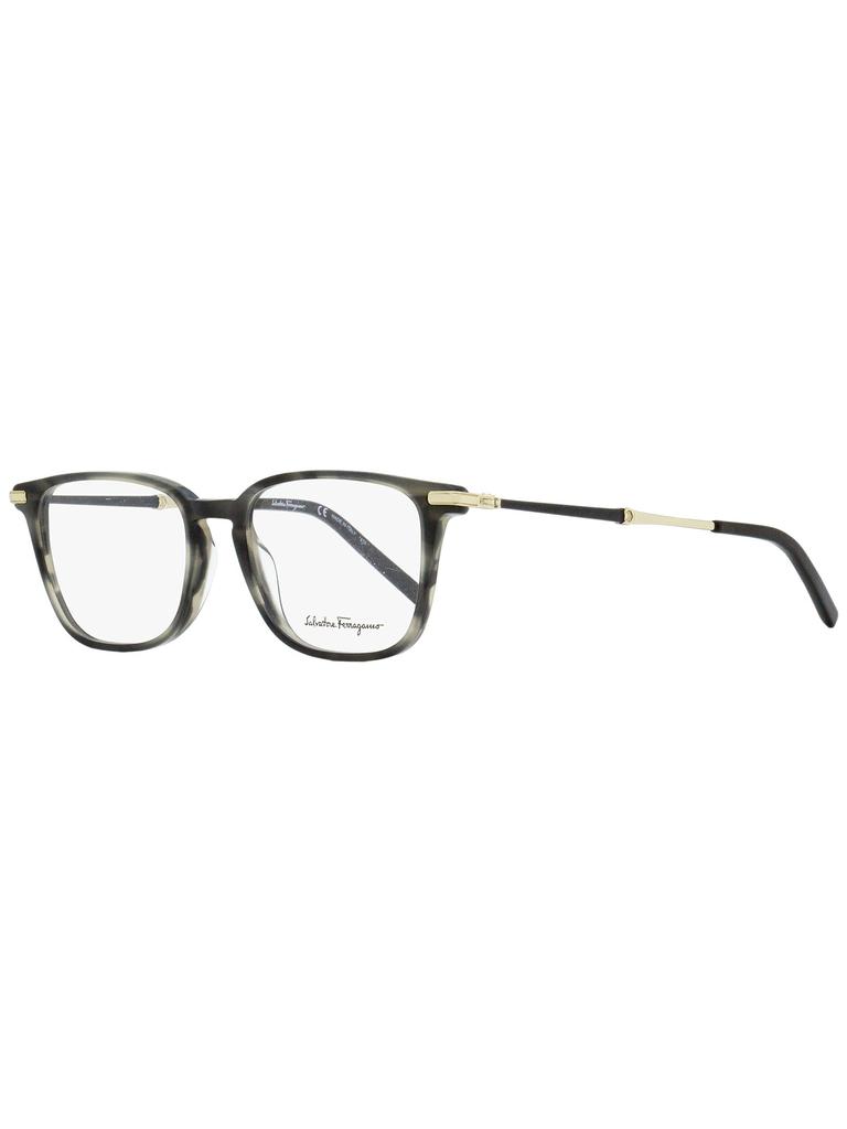 Salvatore Ferragamo Men's Rectangular Eyeglasses SF2861 319 Khaki/Light Gold 51mm商品第1张图片规格展示