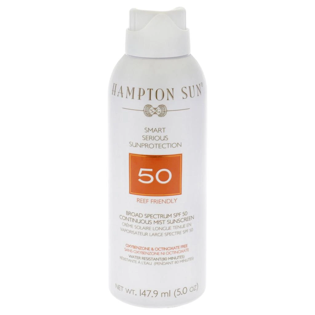 商品Hampton Sun|Continuous Mist Sunscreen SPF 50 by  for Unisex - 5 oz Sunscreen,价格¥244,第1张图片
