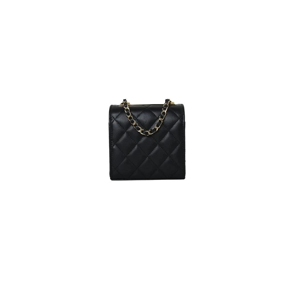 商品Chanel|Chanel Mini Trendy CC Champagne Gold Hardware Black,价格¥27133,第3张图片详细描述