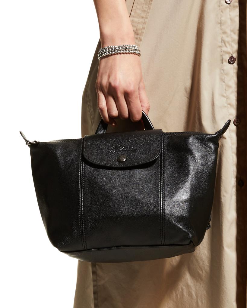 Le Pliage Lambskin Leather Backpack商品第5张图片规格展示