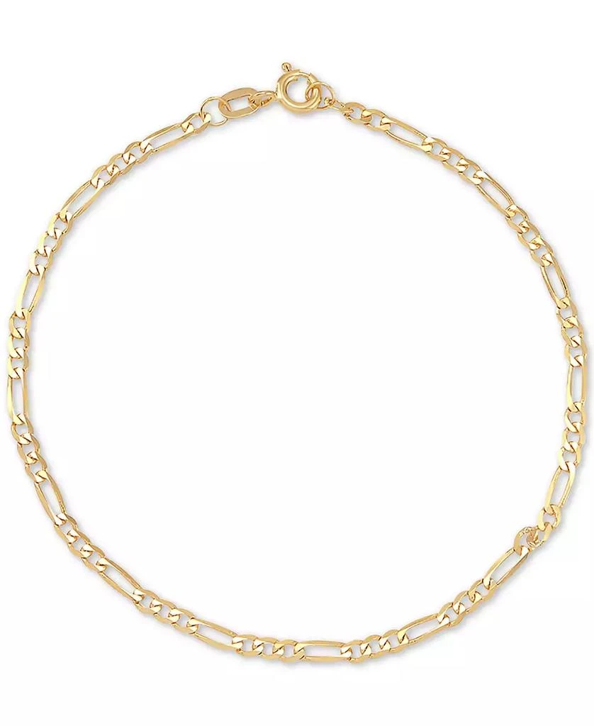 商品Italian Gold|Figaro Link Chain Bracelet in 14k Gold,价格¥2467,第1张图片