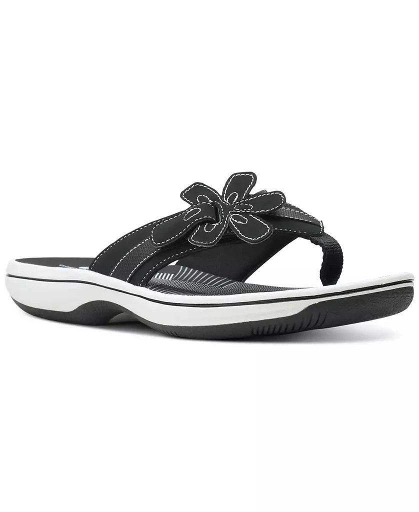 商品Clarks|Women's Cloudsteppers Brinkley Flora Sandals,价格¥211,第1张图片