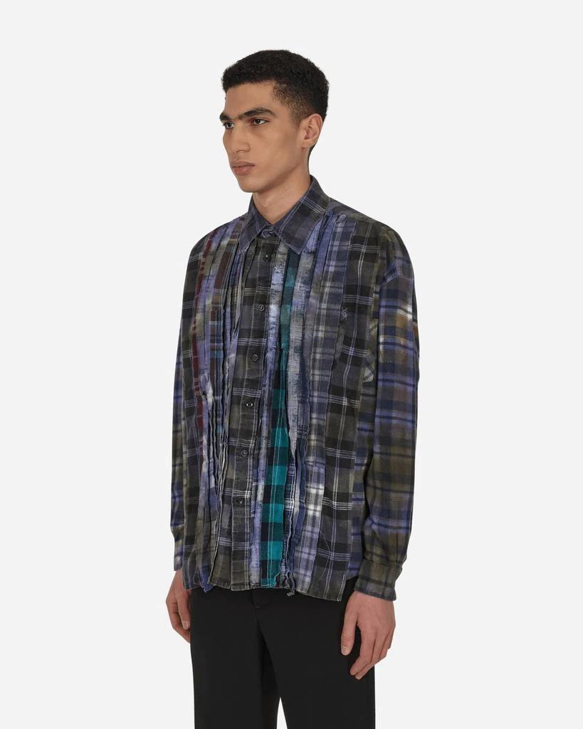 商品Needles|Tie-Dye Ribbon Wide Flannel Shirt Multicolor,价格¥2316,第2张图片详细描述