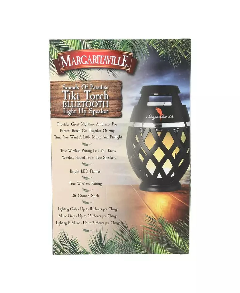 商品Margaritaville|Sounds of Paradise Tiki Torch Bluetooth Light-Up Speaker,价格¥714,第4张图片详细描述