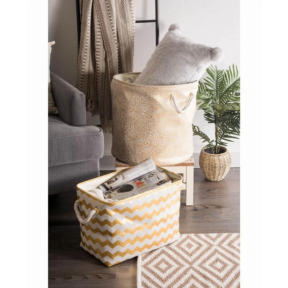 商品Design Imports|Design Import Storage Bin Chevron, Rectangle,价格¥201,第3张图片详细描述