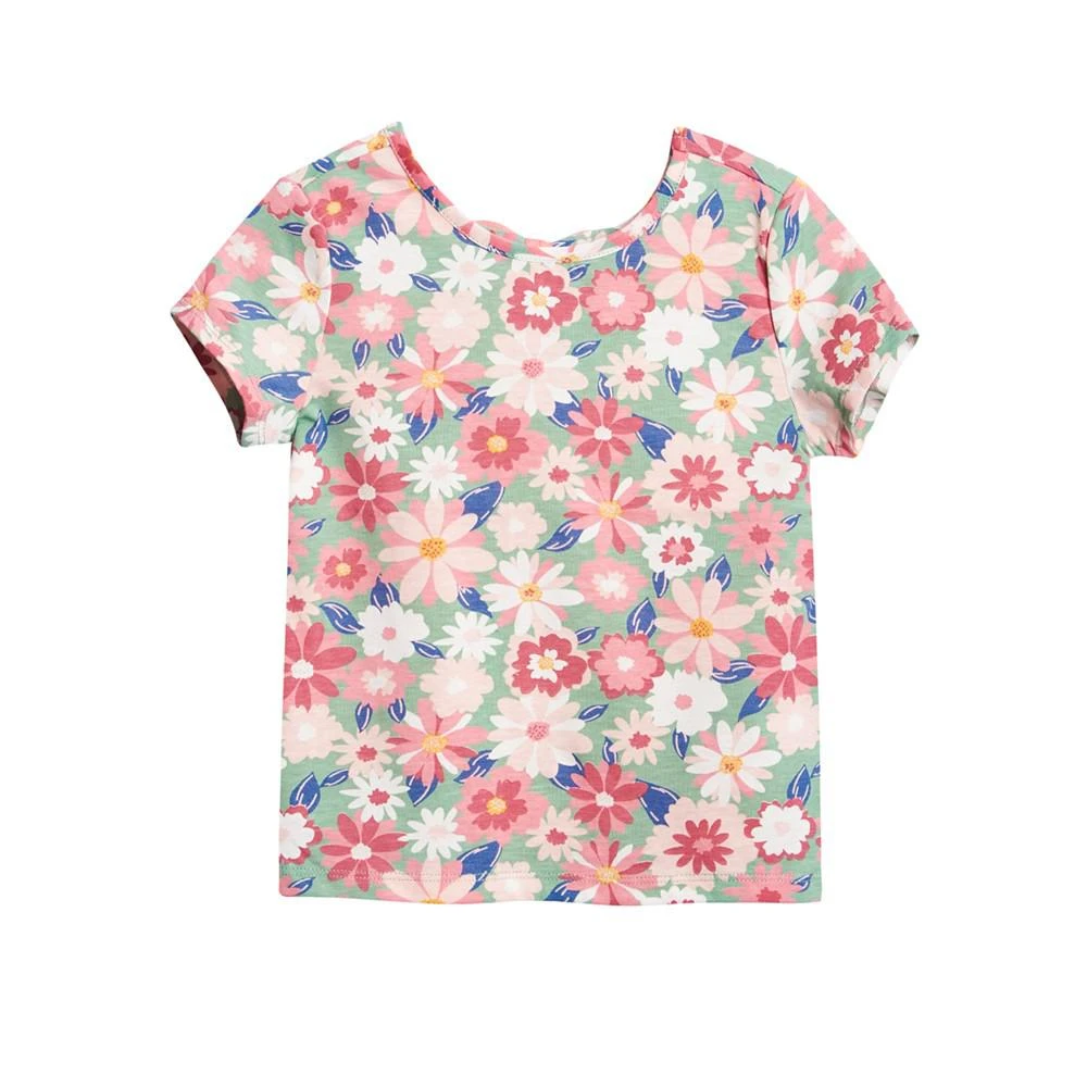 商品Epic Threads|Toddler Girls Short Sleeve Floral Print T-shirt,价格¥61,第1张图片