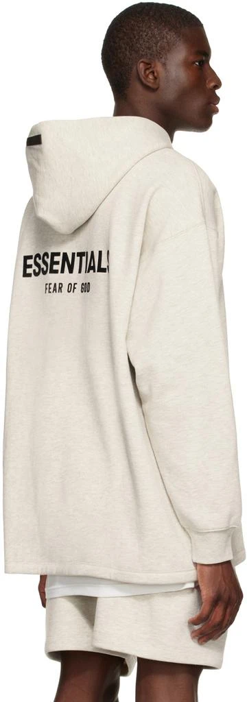 商品Essentials|男式 连帽卫衣 米白色,价格¥674,第3张图片详细描述