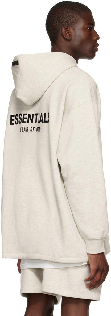 商品Essentials|男式 连帽卫衣 米白色,价格¥653,第5张图片详细描述