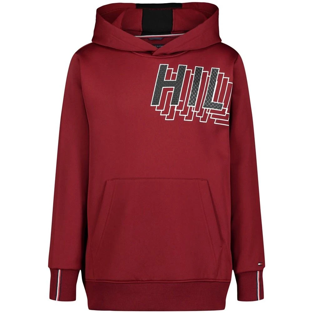 商品Tommy Hilfiger|Big Boys Tommy Sport Fast Break Long Sleeve Pullover Hoodie,价格¥184,第1张图片