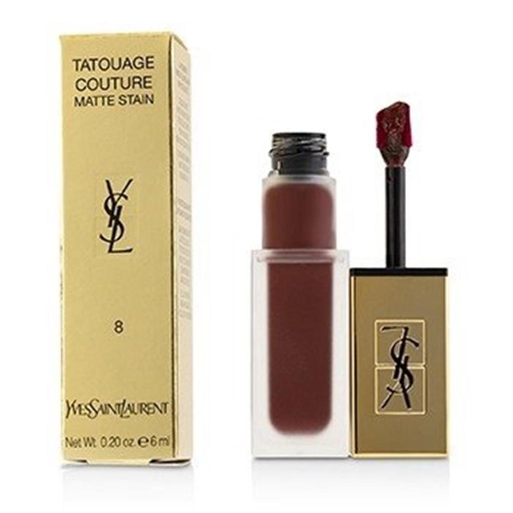 商品Yves Saint Laurent|Yves Saint Laurent 216135 6 ml & 0.2 oz Tatouage Couture Matte Lip Stain - No 8 Black Red Code,价格¥307,第1张图片