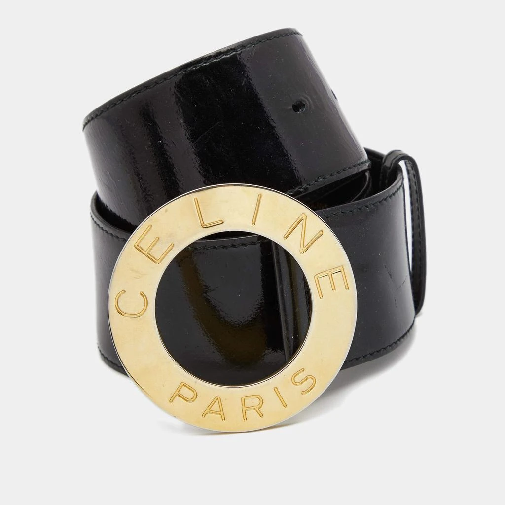 商品[二手商品] Celine|Celine Black Patent Leather Buckle Belt,价格¥1285,第1张图片