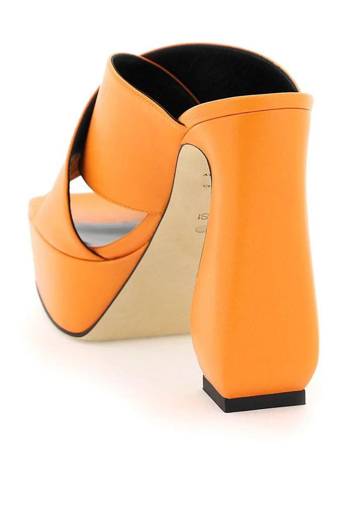 商品SI ROSSI|Si rossi leather mules,价格¥2937,第3张图片详细描述