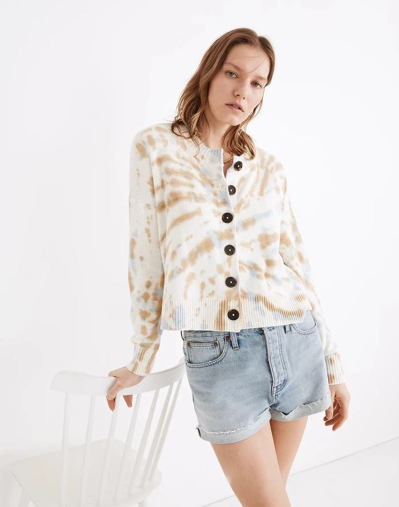 商品Madewell|Tie-Dye Broadway Cardigan Sweater,价格¥236,第2张图片详细描述