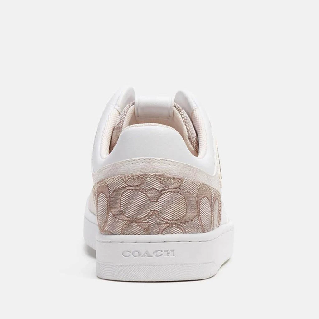 商品Coach|Coach C201 Basket Logo-Jacquard and Leather Trainers,价格¥2374,第5张图片详细描述