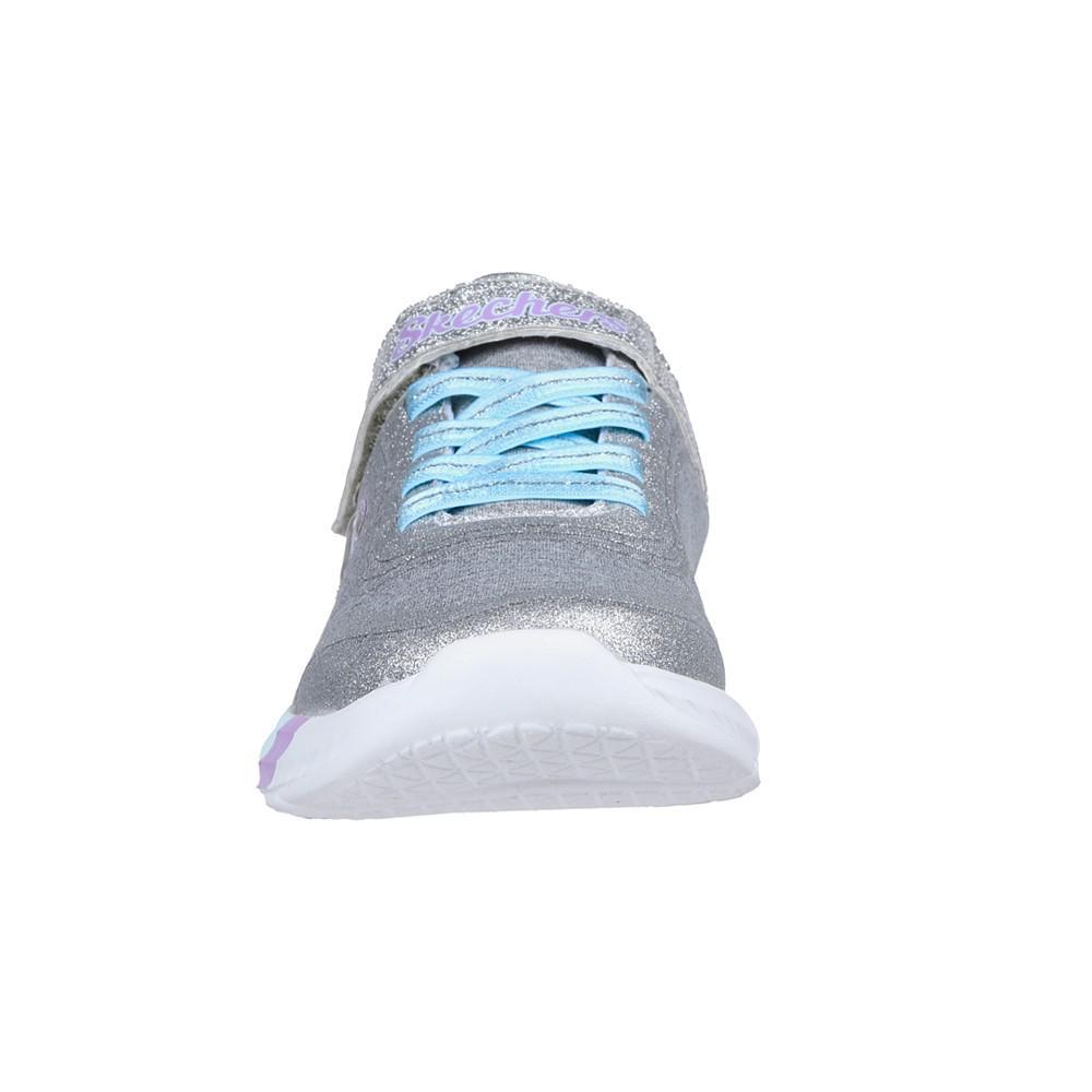 商品SKECHERS|Little Girls Dreamy Lites - Ready To Shine Stay-Put Light-Up Casual Sneakers from Finish Line,价格¥257,第6张图片详细描述