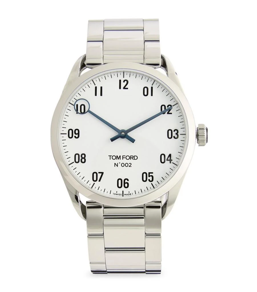 商品Tom Ford|Stainless Steel No. 002 Watch 38mm,价格¥21875,第1张图片