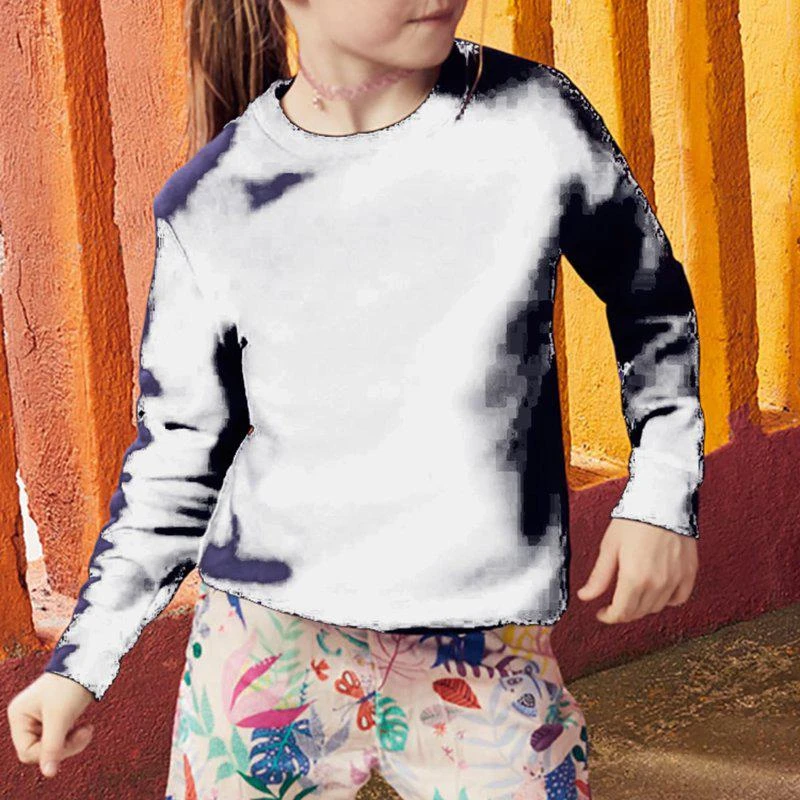 商品The Loom|Fruit Of The Loom Kids Big Girls Premium 70/30 Sweatshirt (Navy),价格¥208,第2张图片详细描述