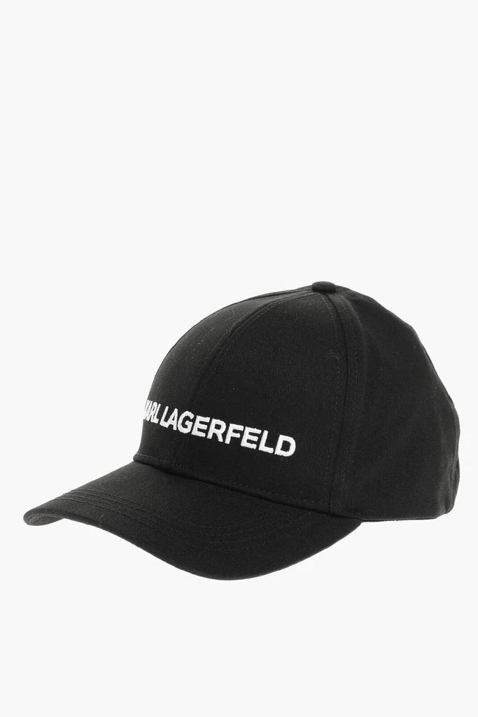 商品Karl Lagerfeld Paris|Karl Lagerfeld Solid Color K/ESSENTIAL Cap with Embroidered Logo,价格¥505,第1张图片