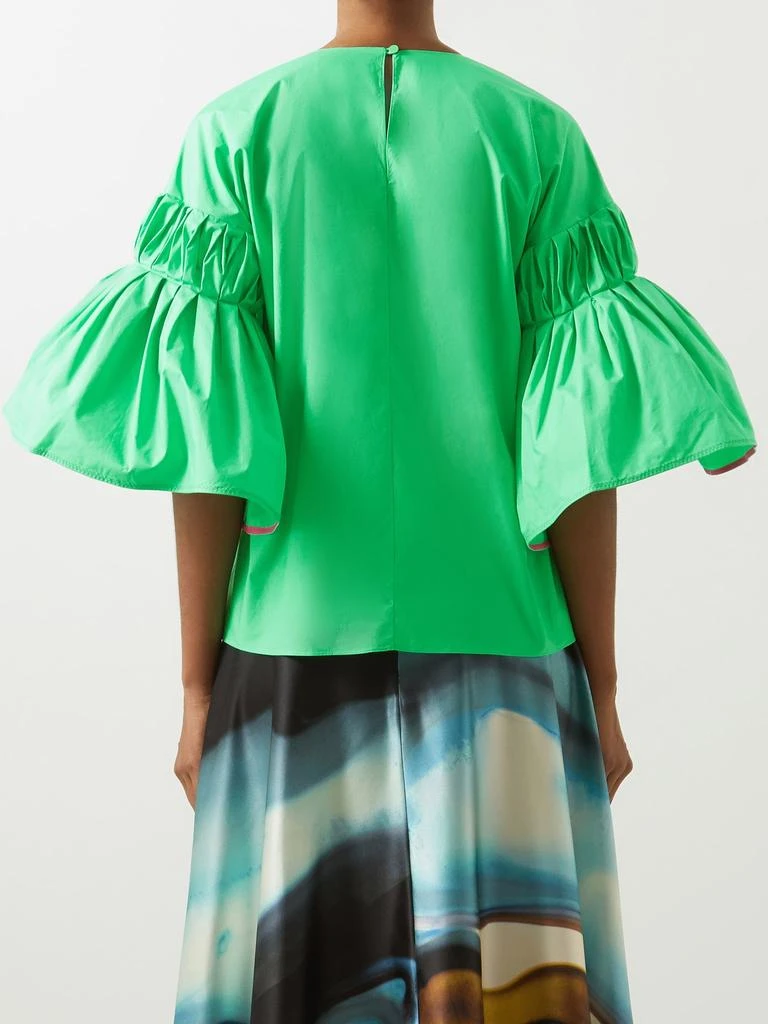 商品ROKSANDA|Kamalah bell-sleeve cotton top,价格¥2123,第5张图片详细描述