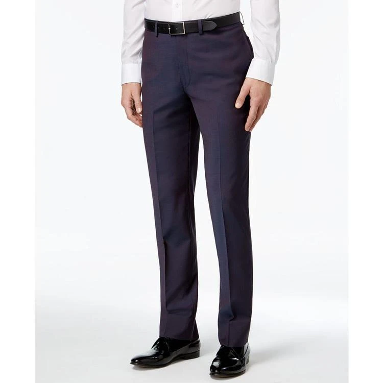 商品Calvin Klein|Men's Extra Slim-Fit Wine Peak Lapel Suit,价格¥662,第3张图片详细描述