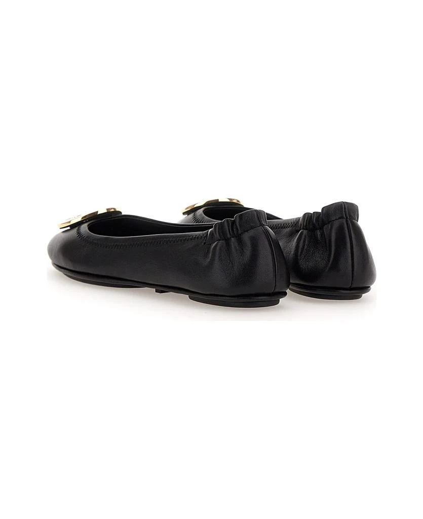 商品Tory Burch|Tory Burch "minnie Travel" Ballet Flats In Black Leather,价格¥2132,第5张图片详细描述