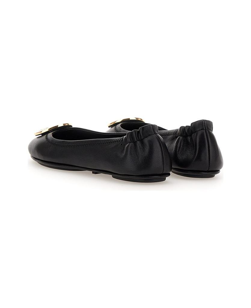 商品Tory Burch|Tory Burch "minnie Travel" Ballet Flats In Black Leather,价格¥1964,第7张图片详细描述